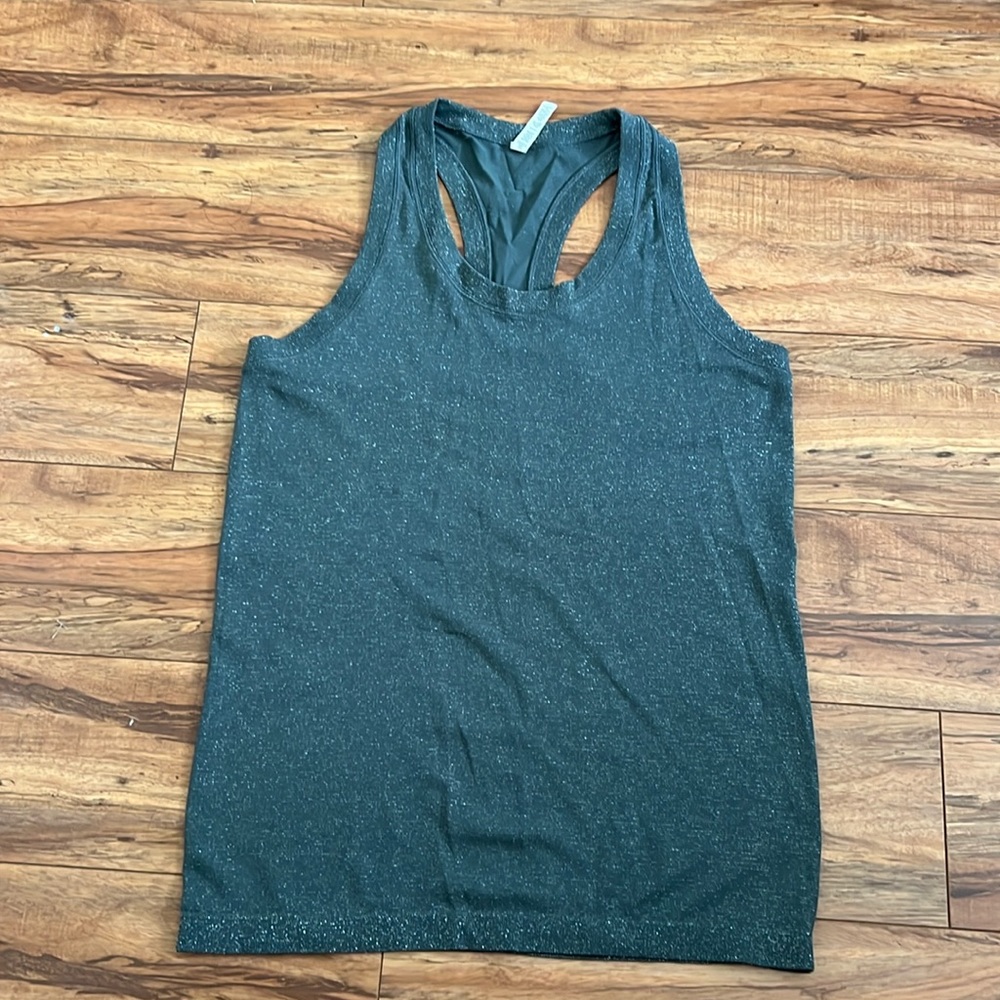 Athleta blue-silver Athletic Tank Top
